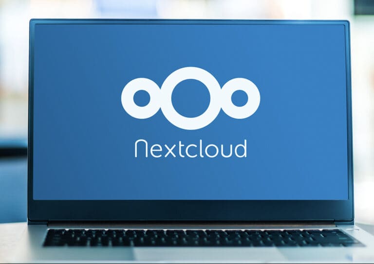 Ncloud. Nextcloud logo.